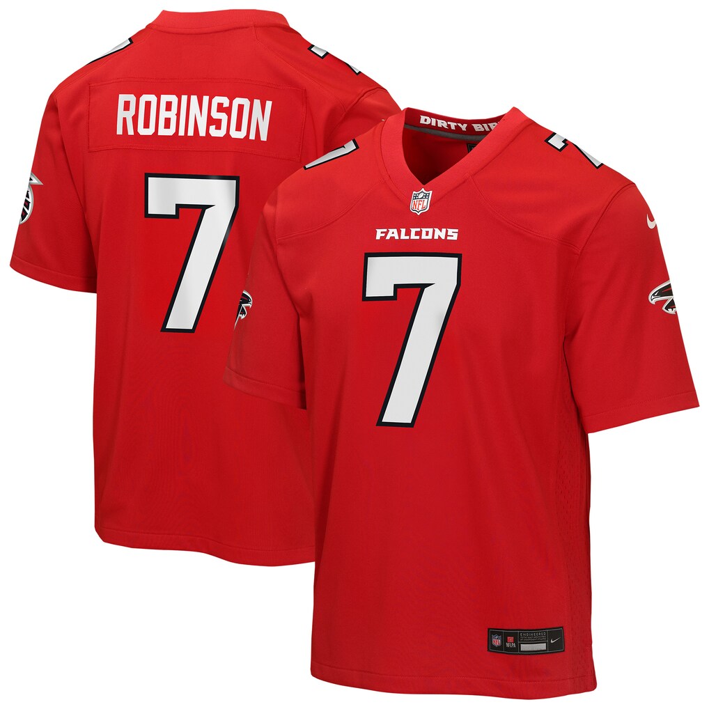 Youth Atlanta Falcons Bijan Robinson Nike Red Game Jersey