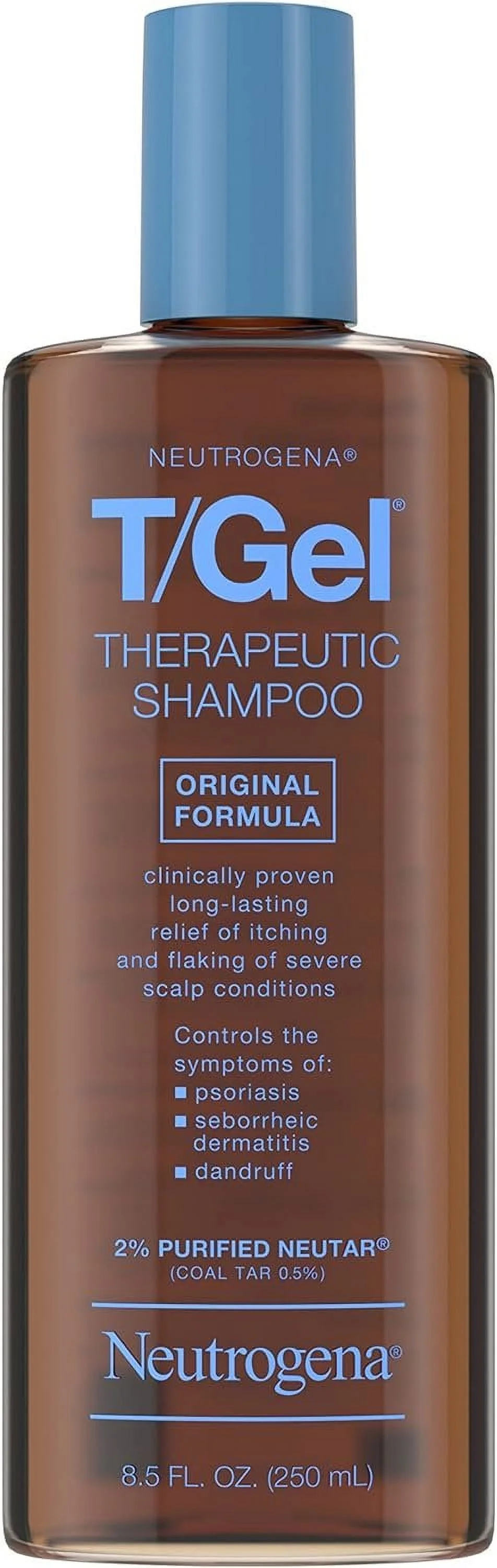 Neutrogena T/Gel Therapeutic Shampoo Original Formula, Anti-Dandruff Treatment for Long-Lasting Relief of Itching and Flaking Scalp as a Result of Psoriasis and Seborrheic Dermatitis, 8.5 Fl Oz - Curated Treasures Market