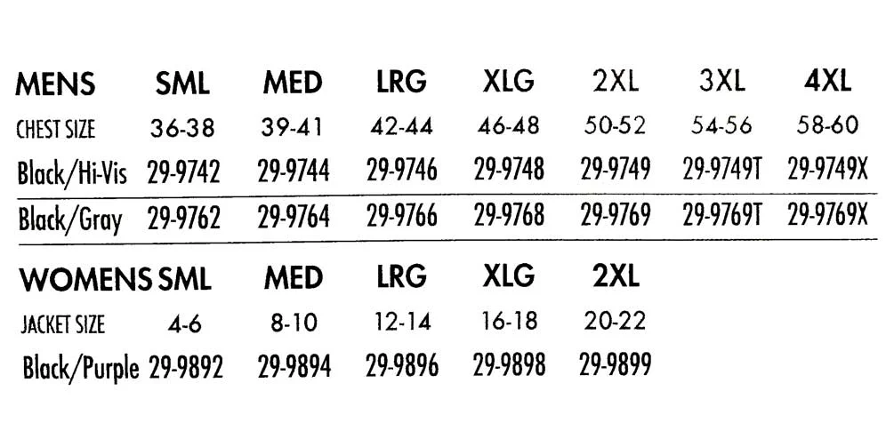 Fulmer 452 Legacy Mens Rain Suit Black/Hi-Vis 3XL - Curated Treasures Market