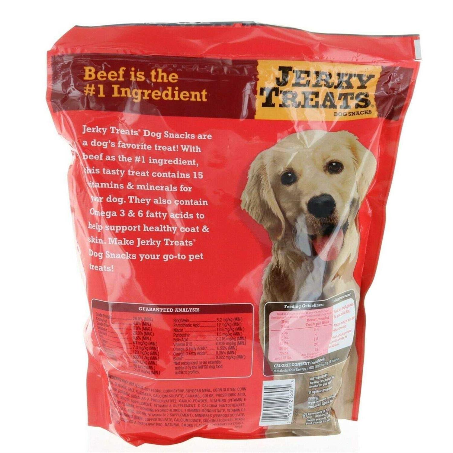 Jerky Treats Tender Beef Strips Dog Snacks