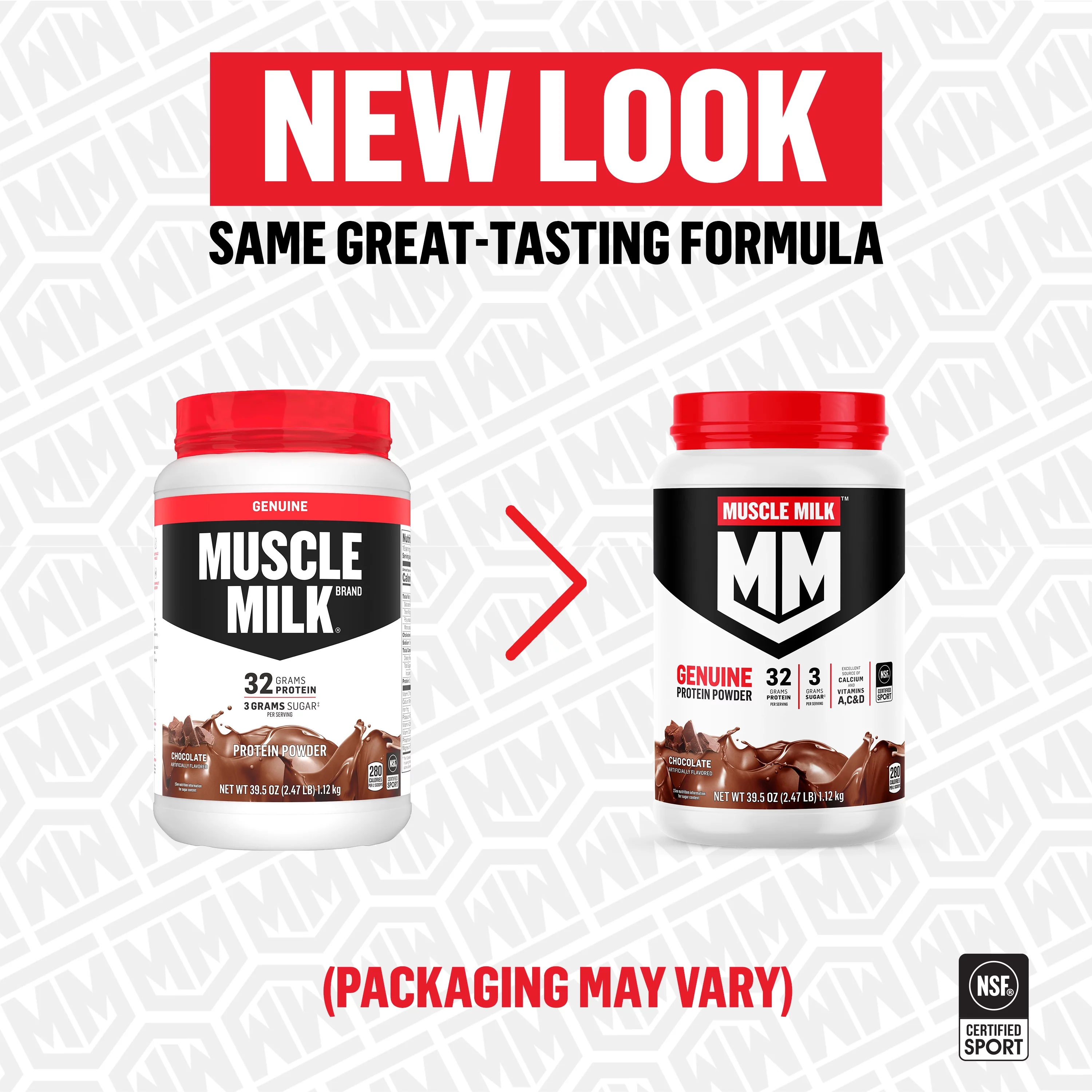 Muscle Milk Genuine Protein Powder, Vanilla, 32g Protein, 1.9lb, 30.9oz - Curated Treasures Market