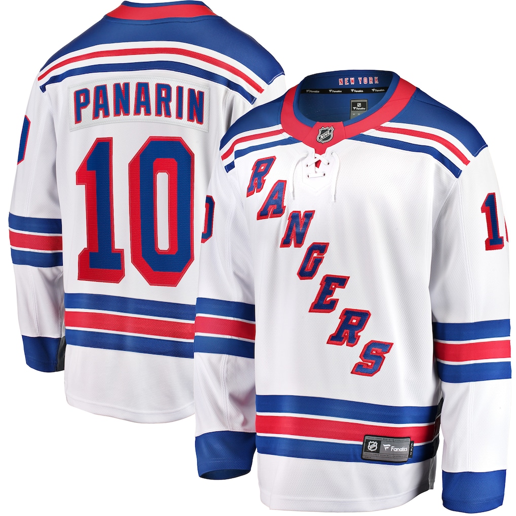 Men's New York Rangers Artemi Panarin Fanatics White Breakaway Jersey