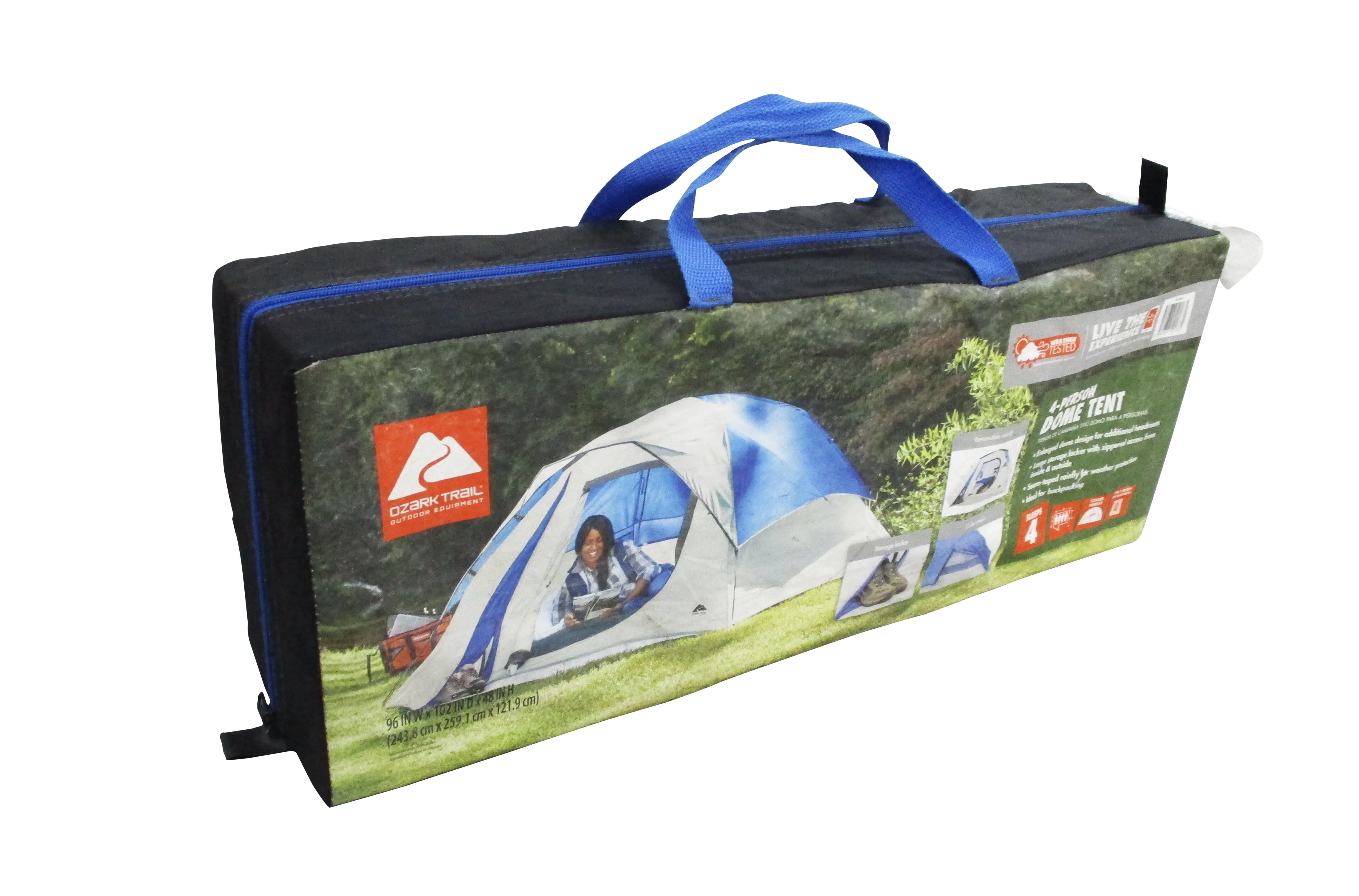 Ozark Trail 4 Person Outdoor Camping Dome Tent