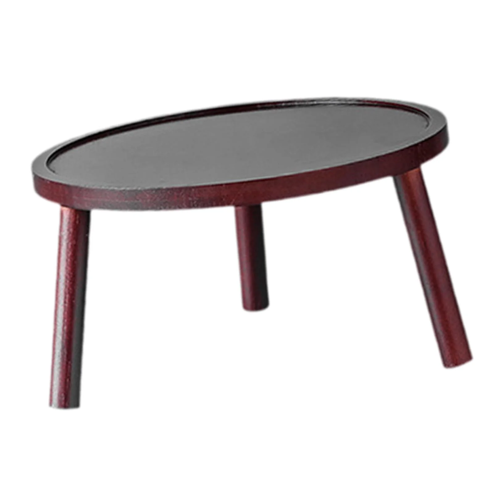 oshhnii Pot Holder Planter Rack Bedroom Shelf Outdoor Wood Stand Red - Curated Treasures Market