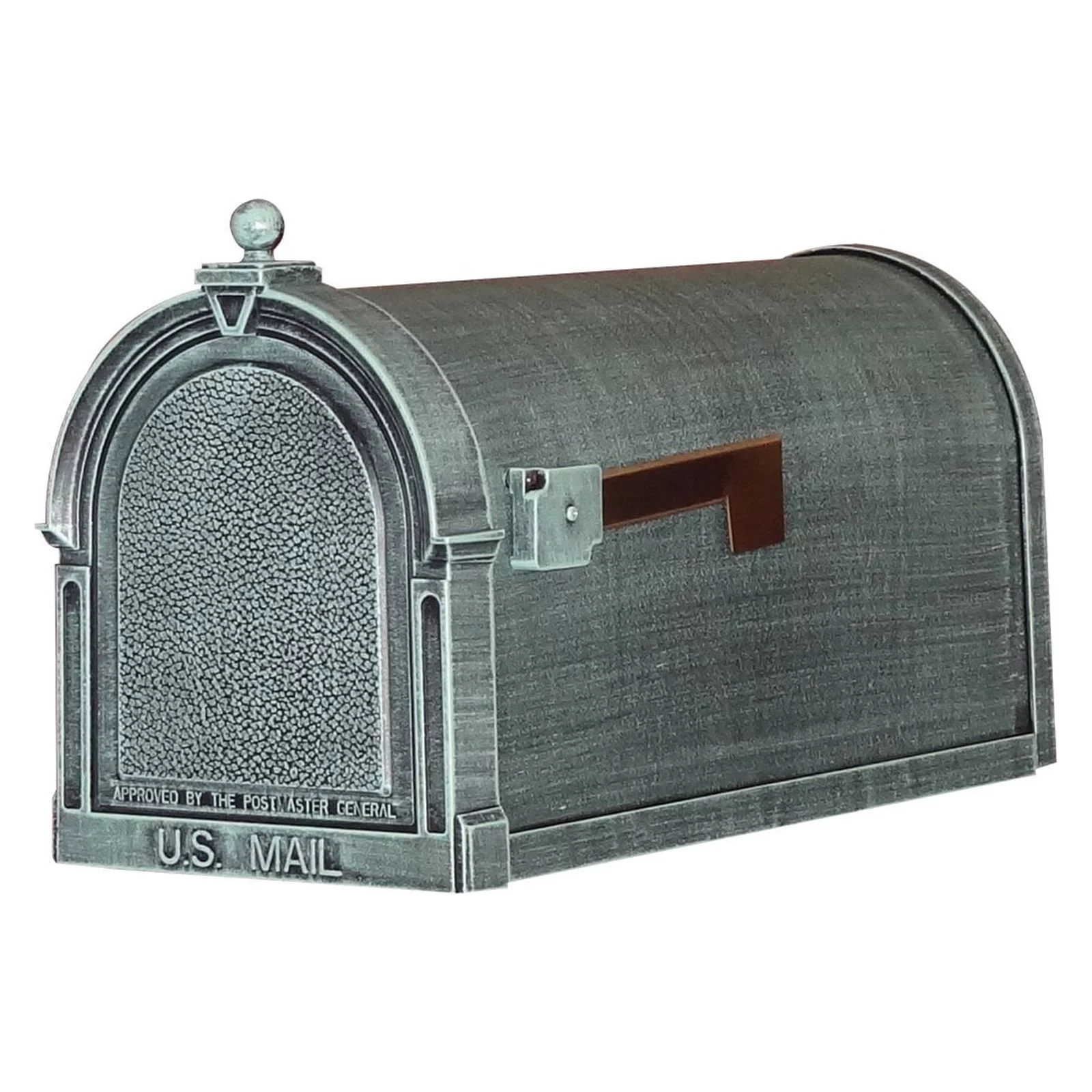 Special Lite Products SCB-1015-BLK Berkshire Curbside Mailbox Decorative Aluminum Vintage Mailbox - Curated Treasures Market