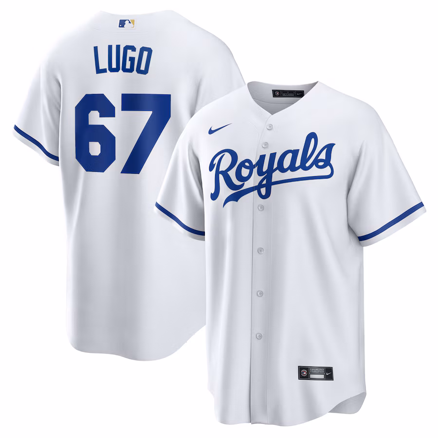 Men's Kansas City Royals Seth Lugo Nike White Home Replica Jersey