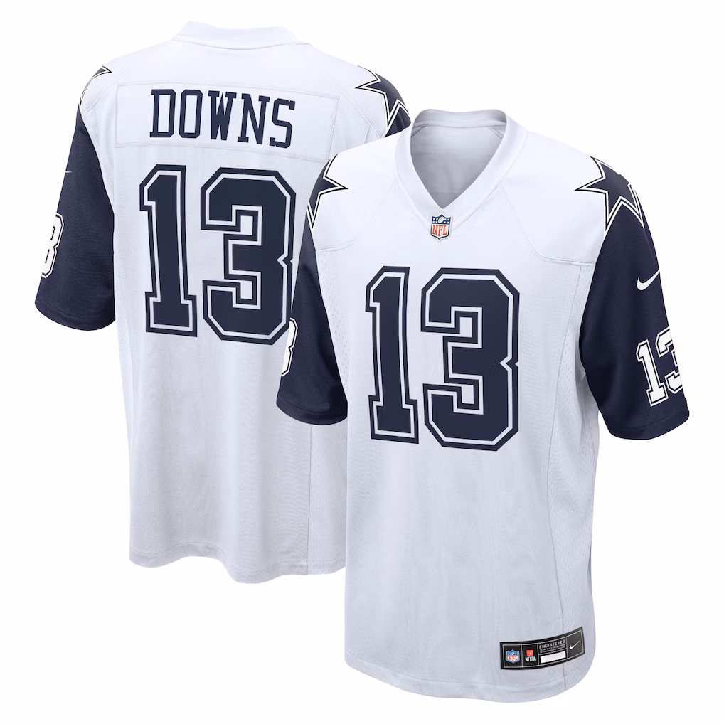 Men's Dallas Cowboys Caleb Downs Nike White Alternate  Jersey