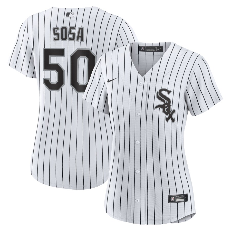 Women's Chicago White Sox Lenyn Sosa Nike White Home Replica Jersey