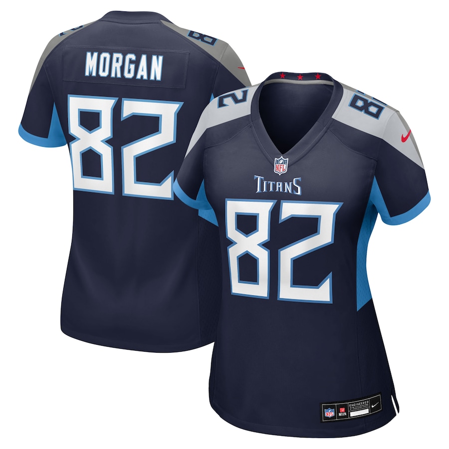 Women's Tennessee Titans Stanley Morgan Nike Navy Alternate Game Jersey