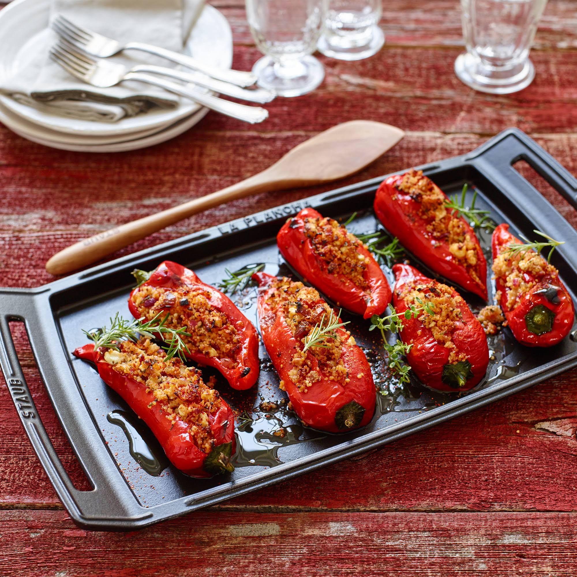 Staub Cast Iron Double Burner Griddle/Plancha