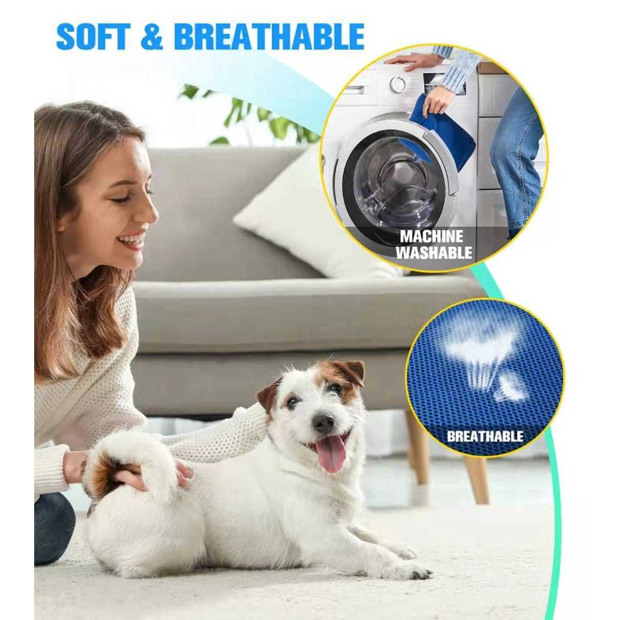 Kkiimatt 10 in 1 Pet Grooming Hammock Harness with Nail Clippers/Trimmer