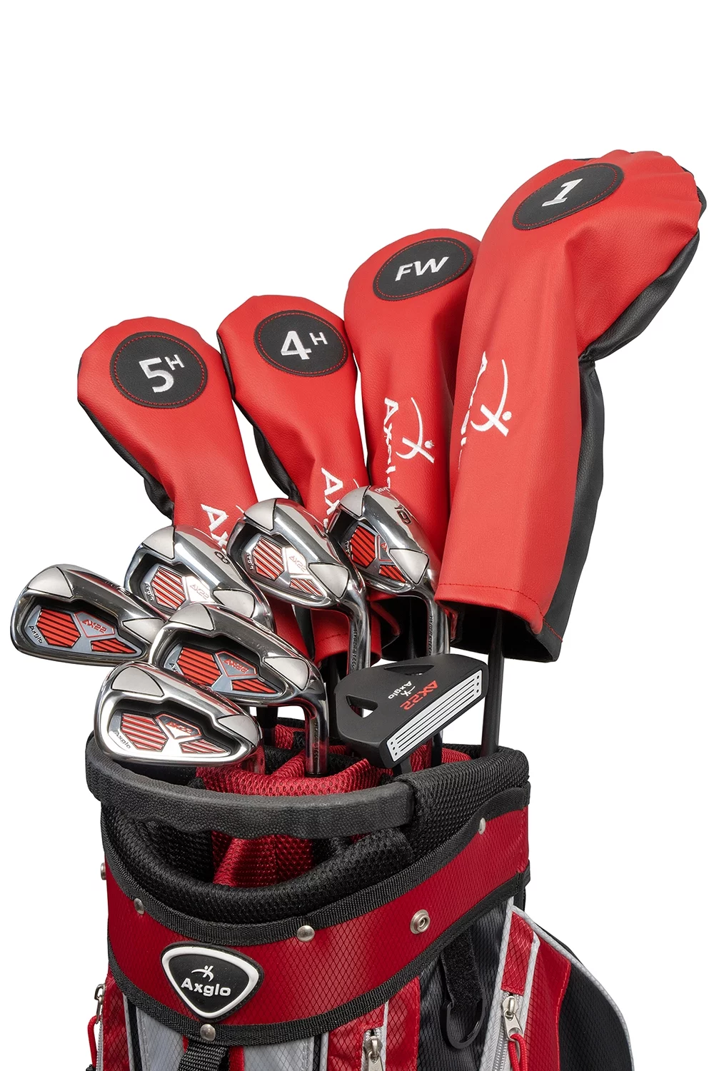 Axglo AX 22 Men's 16 Piece Complete Golf Club Set - Right Hand - Curated Treasures Market