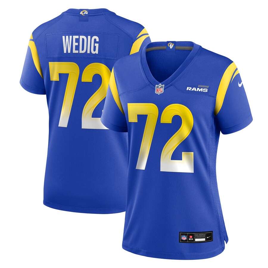 Women's Los Angeles Rams Trey Wedig Nike Royal Team Game Jersey