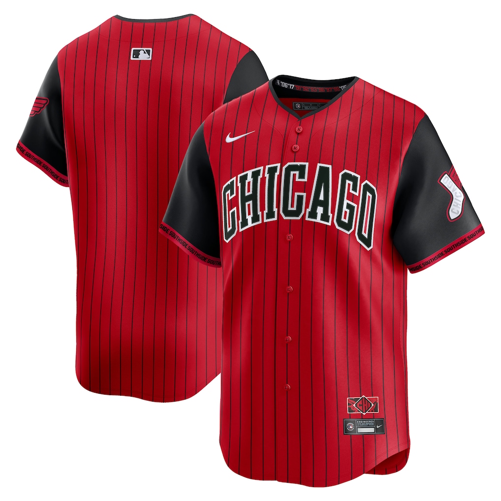 Men's Chicago White Sox Nike  Red/Black 2025 City Connect Limited Jersey