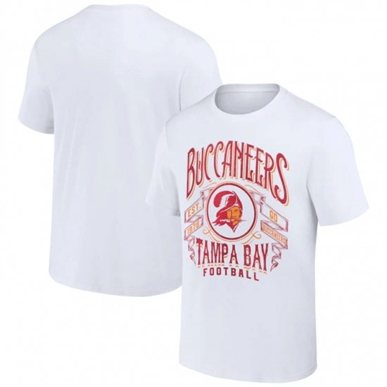 Men's Tampa Bay Buccaneers White X Darius Rucker Collection Vintage Football T Shirt
