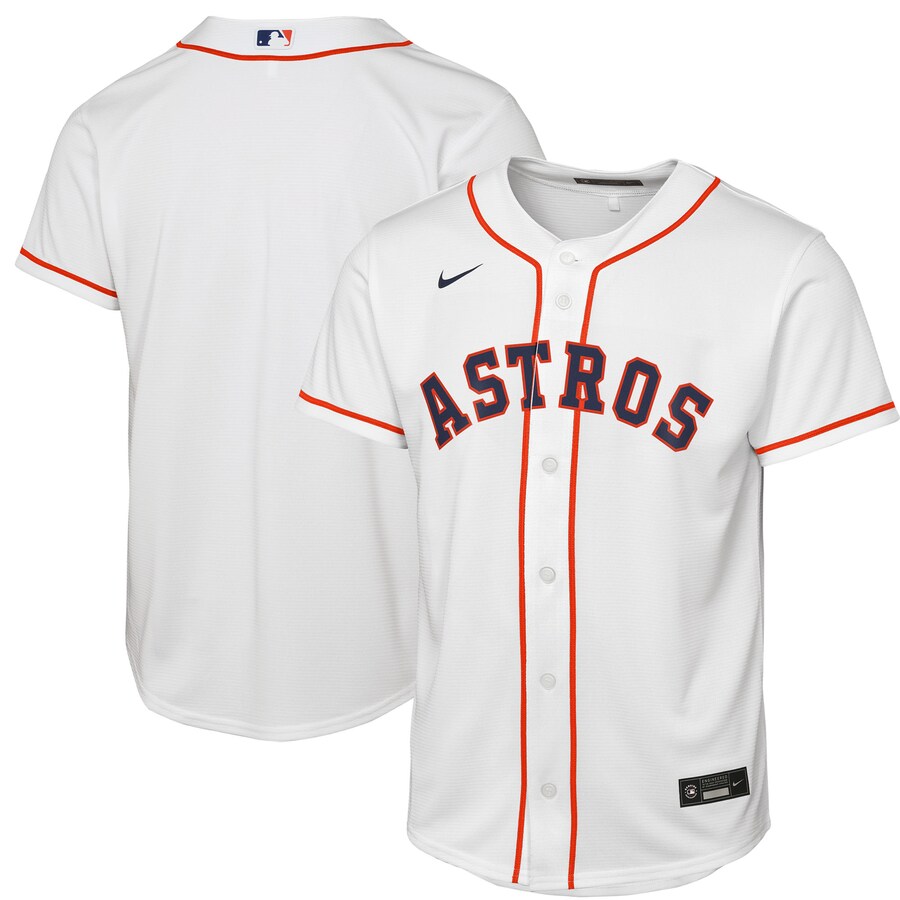 Youth Houston Astros Nike White Home Replica Jersey