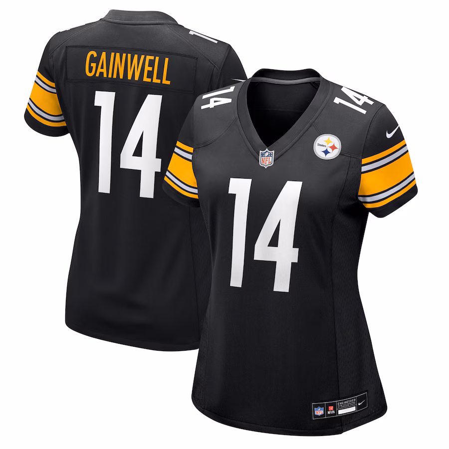 Women's Pittsburgh Steelers Kenneth Gainwell Nike Black Team Game Jersey