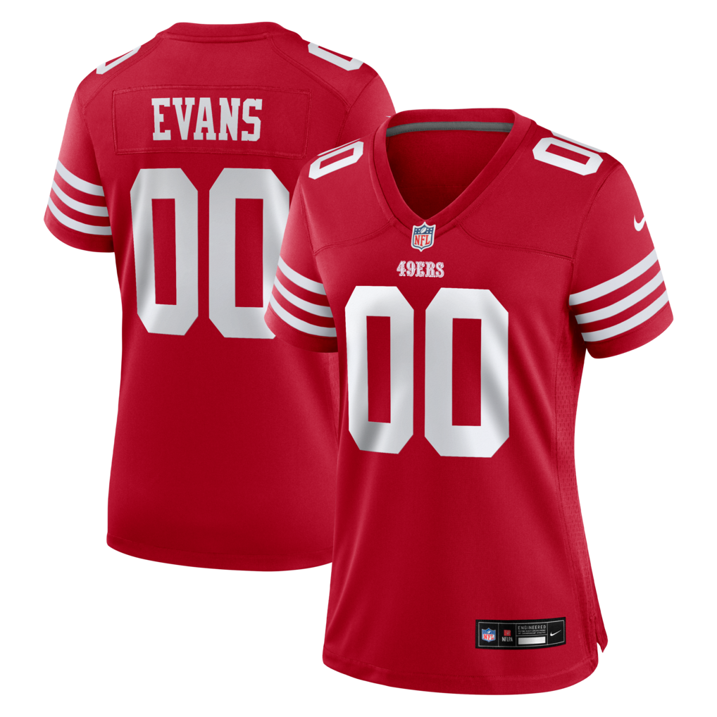 Women's San Francisco 49ers Mike Evans Nike Scarlet Game Jersey