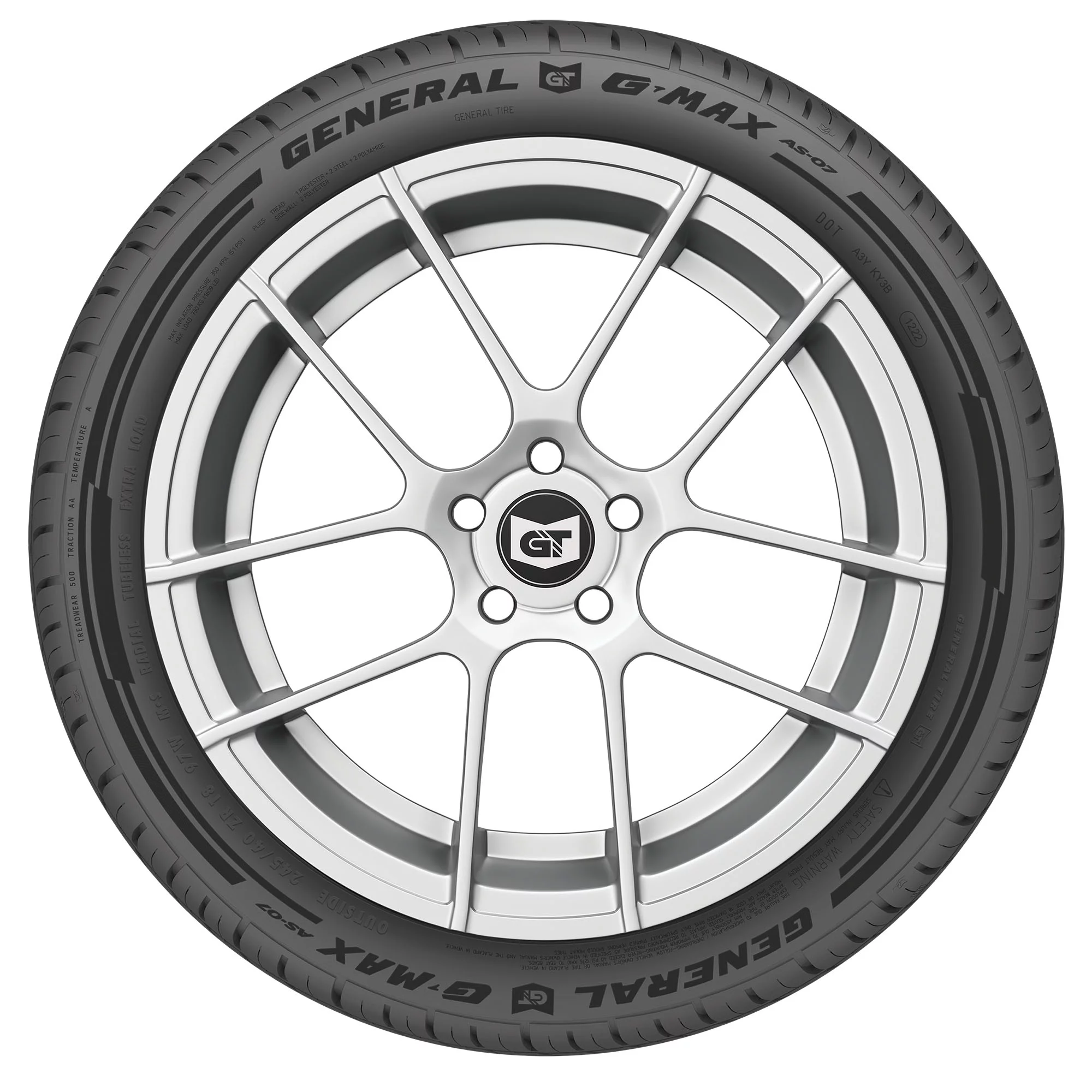 General G-Max AS-07 All Season 255/45ZR20 105W XL Passenger Tire