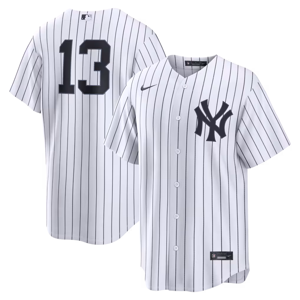 Men's New York Yankees Jazz Chisholm Jr. Nike White Home Replica Jersey