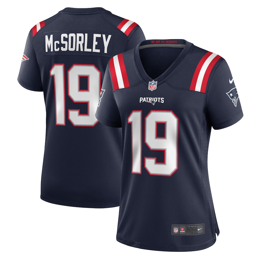 Women's New England Patriots Trace McSorley Nike Navy Game Jersey