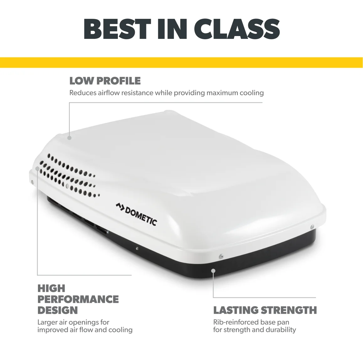 Dometic Penguin II | 11K BTU | White | Multi Zone Air Conditioner | Cool Only