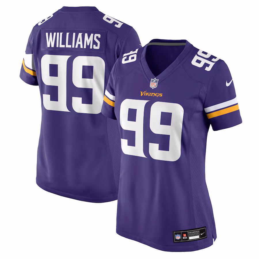 Women's Minnesota Vikings Elijah Williams Nike Purple Team Game Jersey