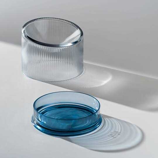 Fooddict Handmade Glass Cat Bowl