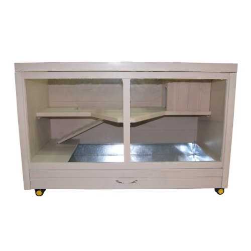 New Age Pet Eco-Concepts Park Avenue Small Animal Indoor Hutch, 39.4 L X 19.7 W X 23.6 H