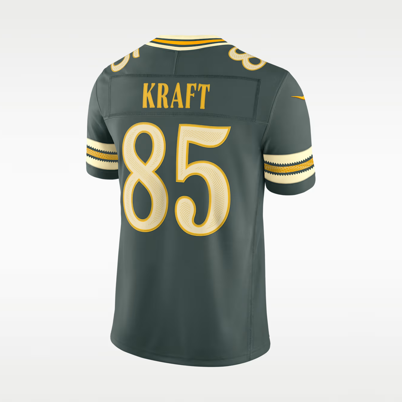 Men's Tucker Kraft Green Bay Packers Rivalries Collection Vapor F.U.S.E. Stitched Limited Jersey