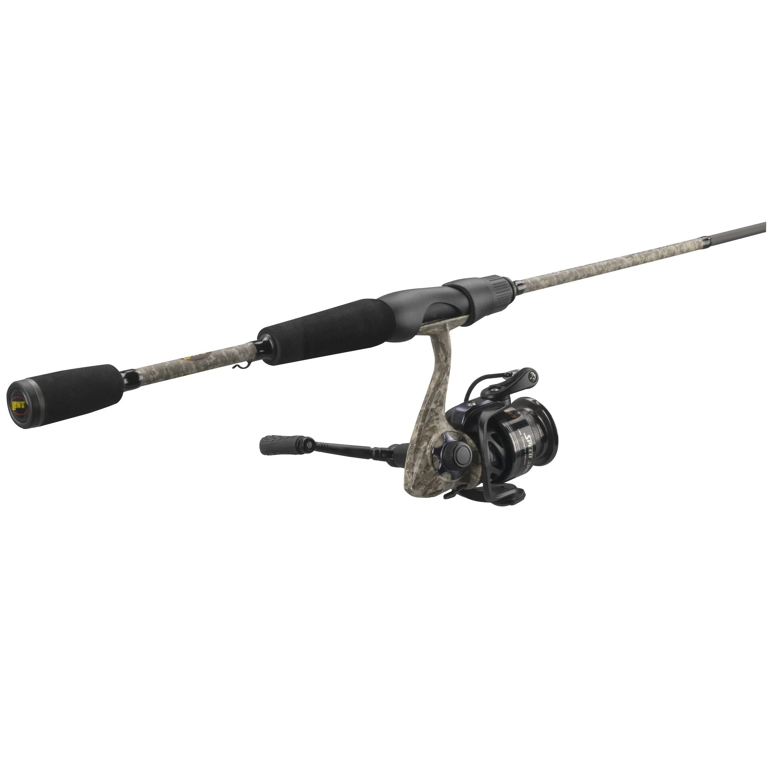 Lew's American Hero Camo 200 6.2:1 6'-2pc Med Spinning Rod and Reel Combo