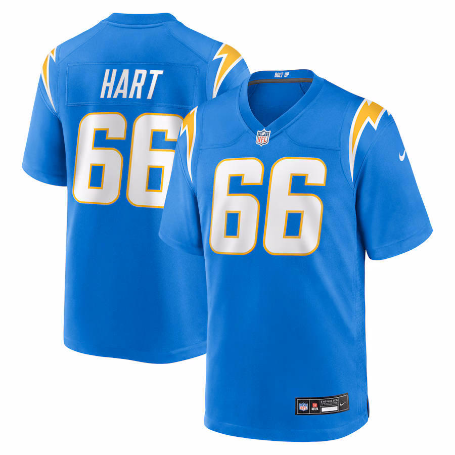 Men's Los Angeles Chargers Bobby Hart Nike Powder Blue Team Game Jersey