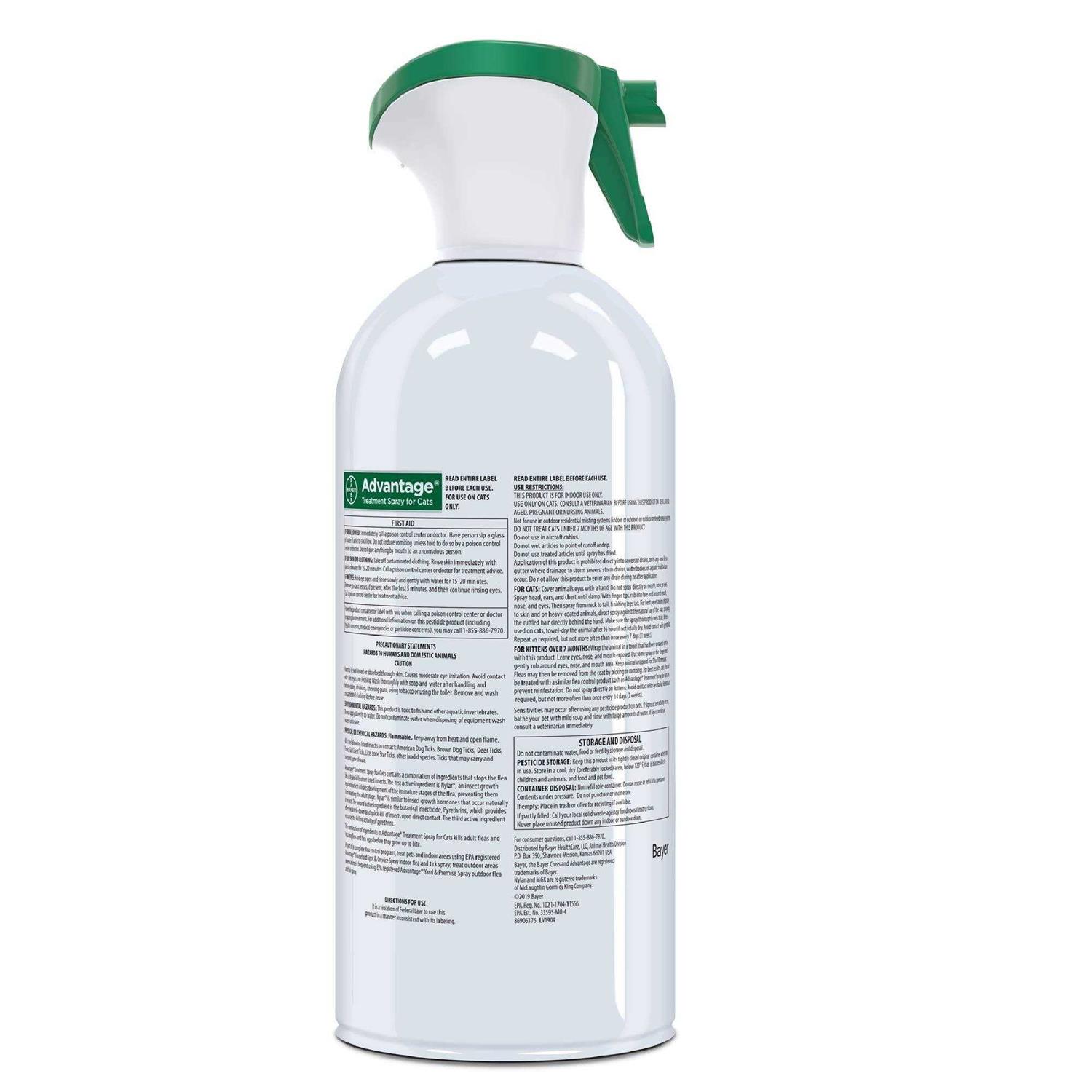 Advantage Flea Treatment Spray for Cats