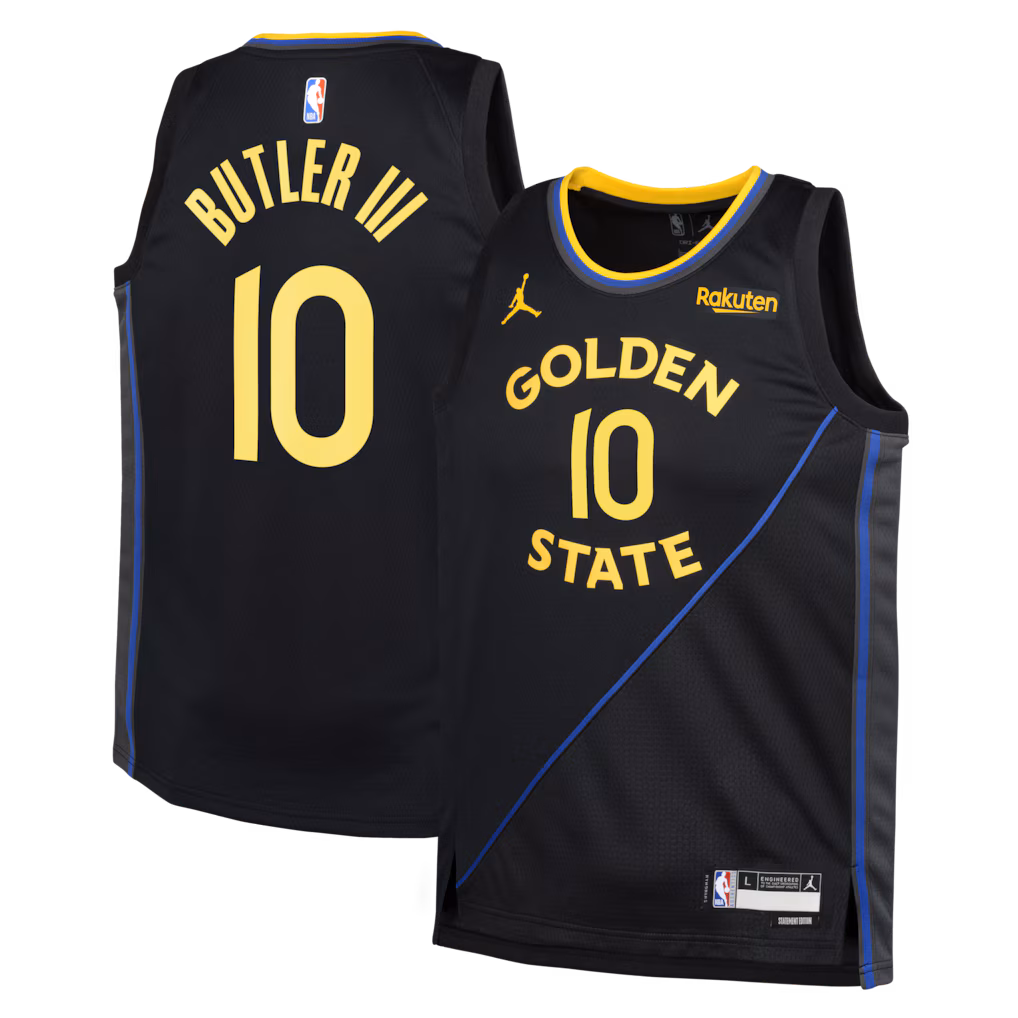 Youth Golden State Warriors Jimmy Butler III Nike Royal Swingman Jersey - Statement Edition