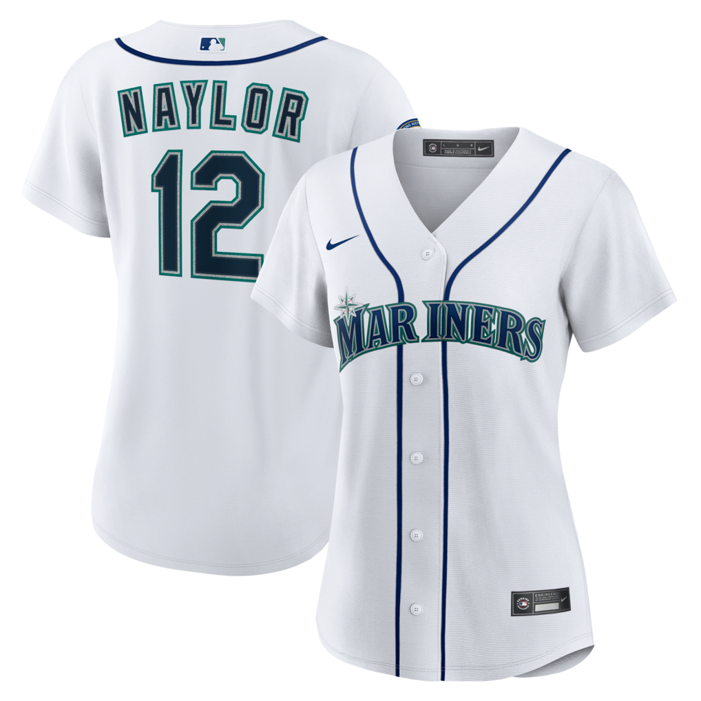 Women's Seattle Mariners Josh Naylor Nike White Home Replica Jersey