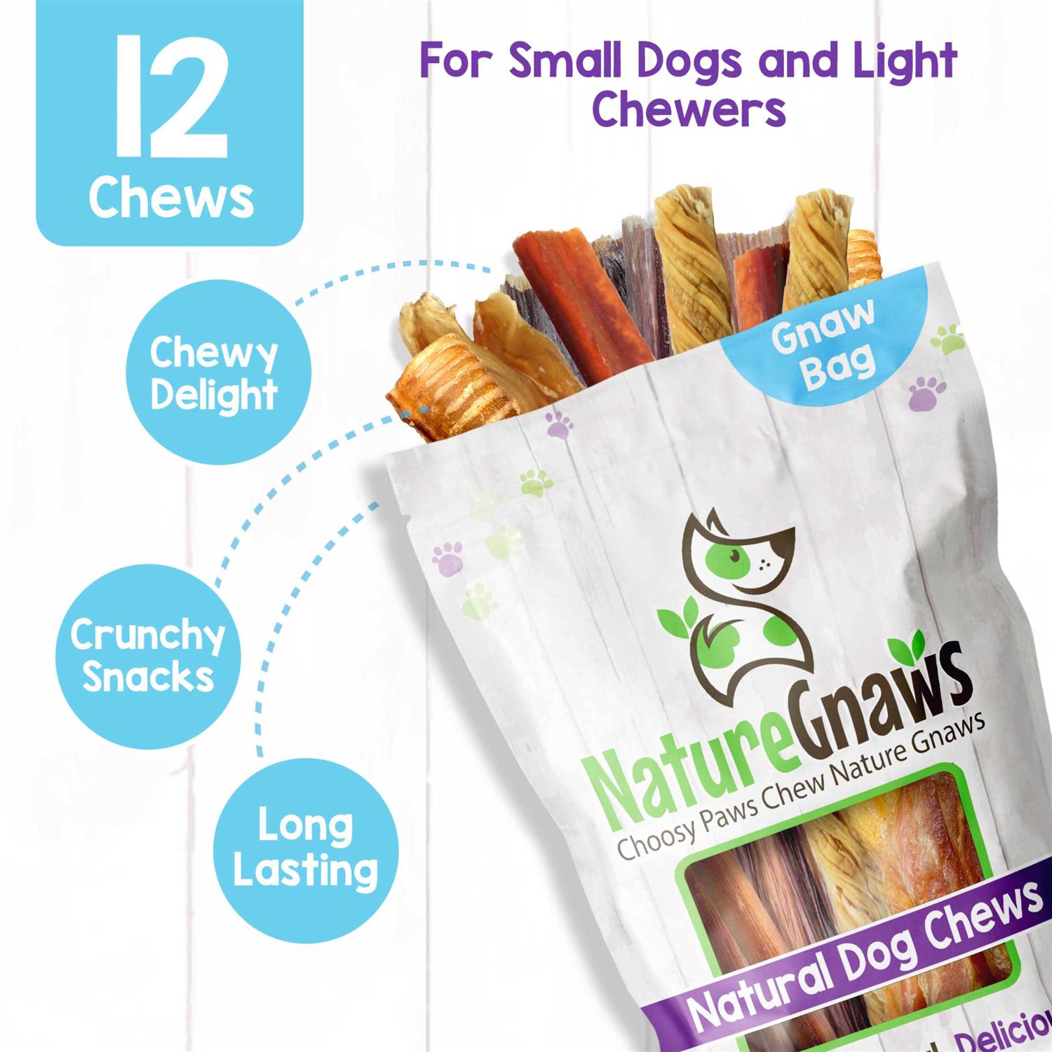 Nature Gnaws Variety Pack Natural Dog Chews