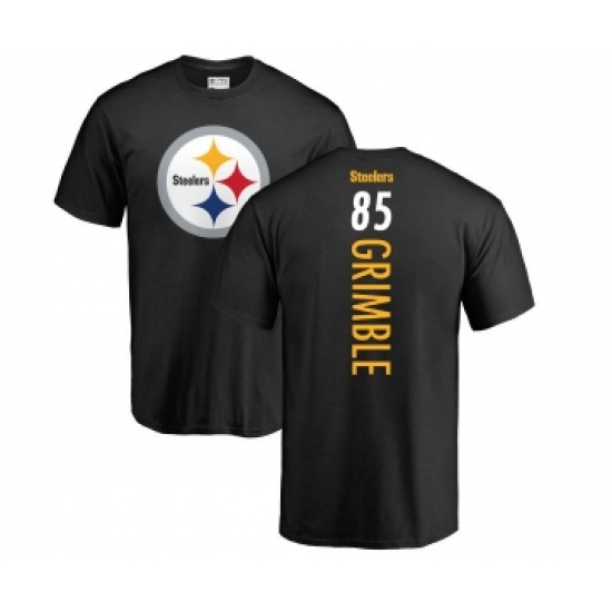 Football Pittsburgh Steelers #85 Xavier Grimble Black Backer T-Shirt