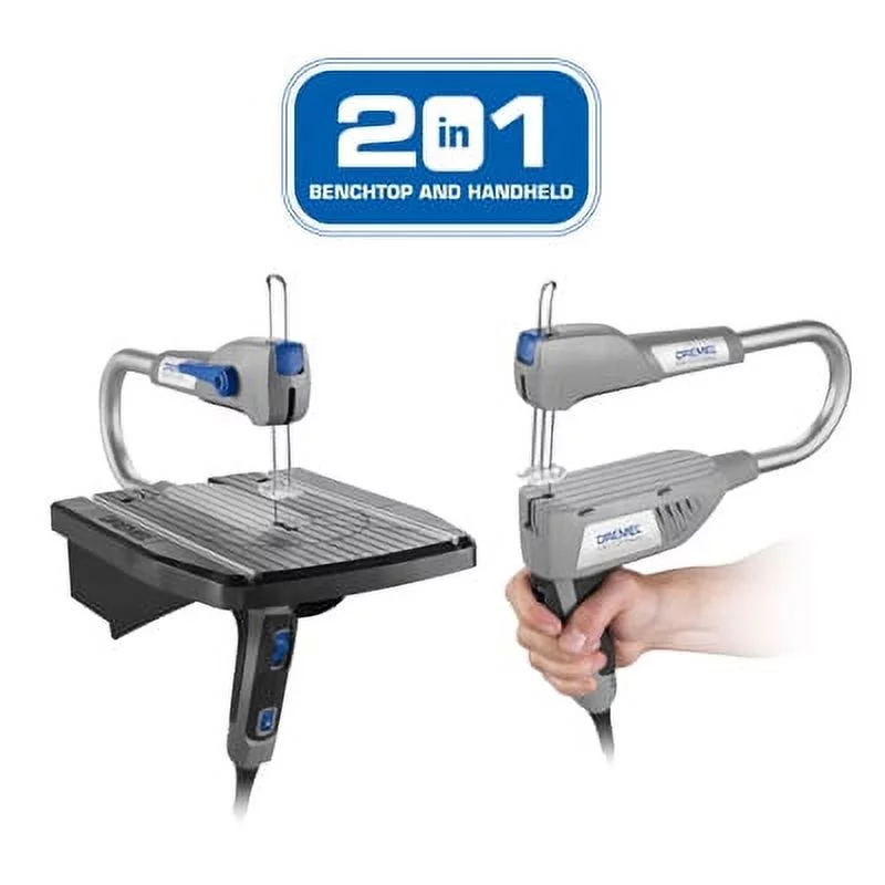 Dremel MS20-01 Moto-Saw 0.6 Amp Corded Scroll Saw for Plastic, Laminates, and Metal