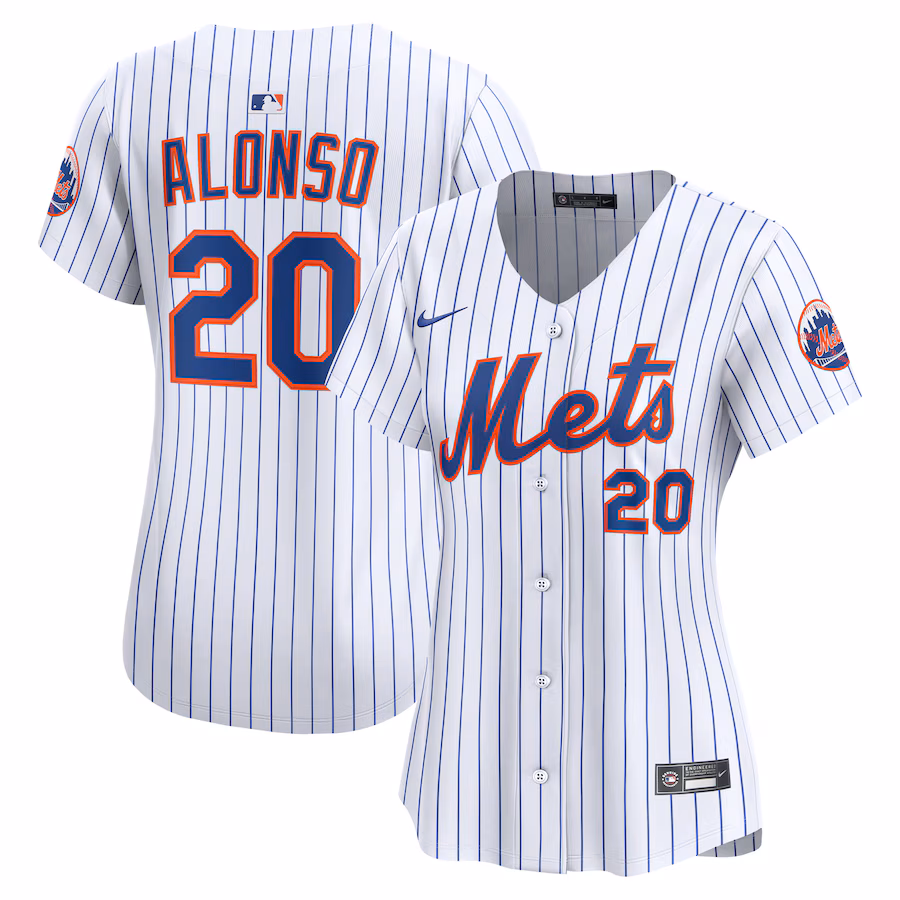Women's New York Mets Pete Alonso Nike White Home Limited Jersey