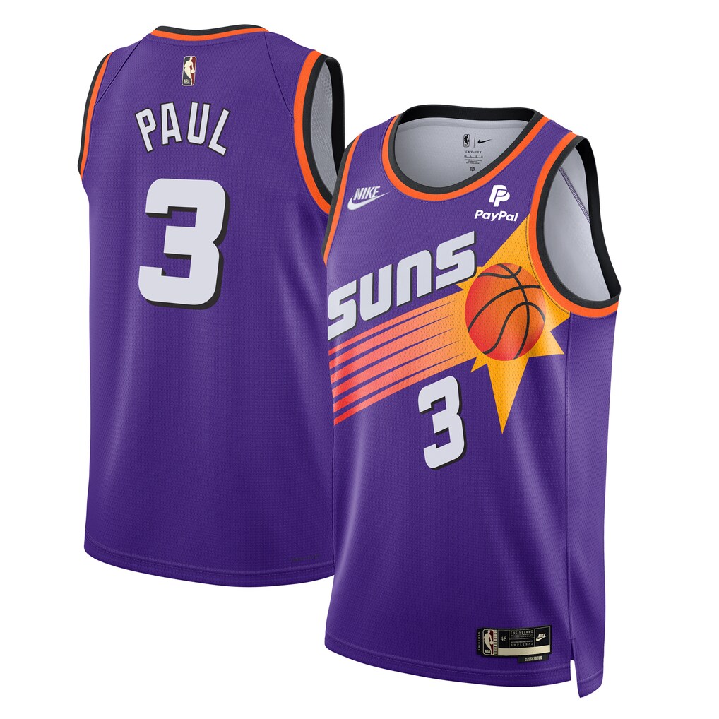 Men's Phoenix Suns Chris Paul Nike Purple Swingman Jersey - Classic Edition