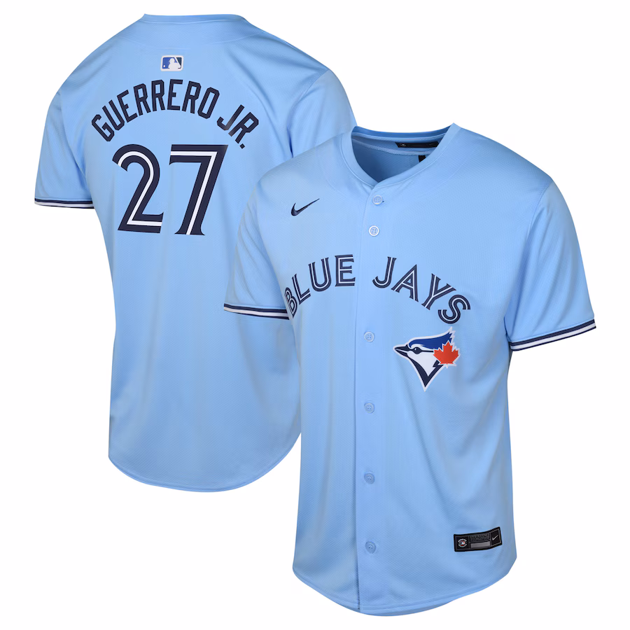 Youth Toronto Blue Jays Vladimir Guerrero Jr. Nike Powder Blue Alternate 2 Limited Player Jersey