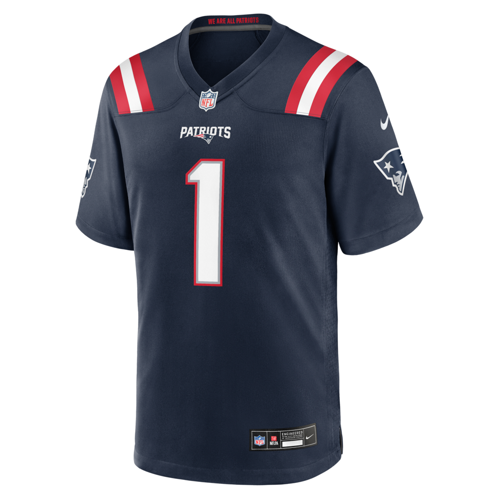 Men's New England Patriots A.J. Brown Nike Navy Vapor F.U.S.E. Stitched Limited Jersey