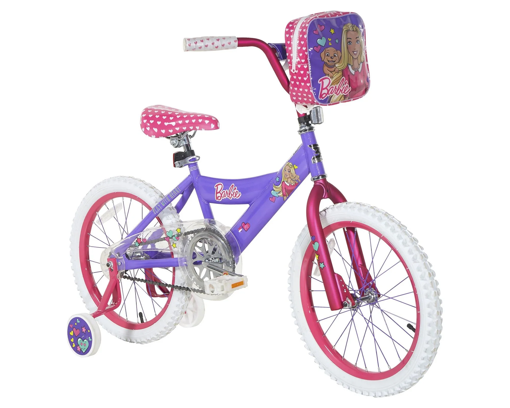 Dynacraft Barbie 16-Inch Girls BMX Bike For Age 5-7 Years