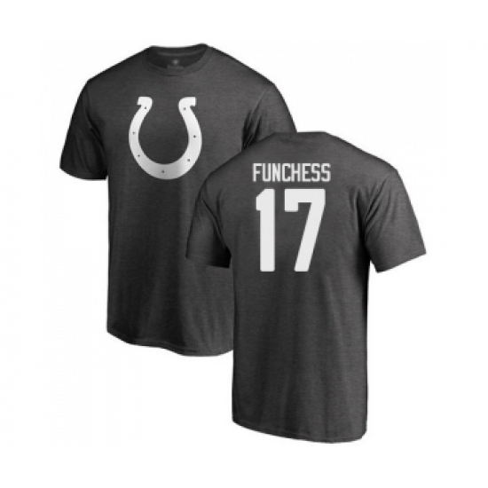 Football Indianapolis Colts #17 Devin Funchess Ash One Color T-Shirt