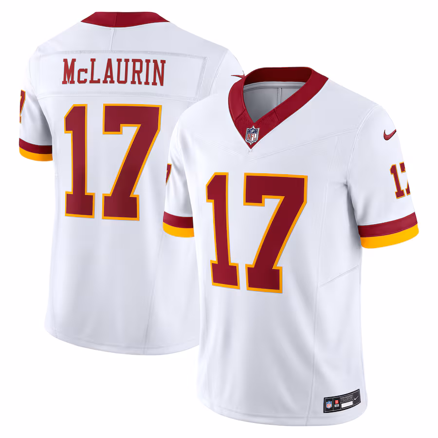 Men's Washington Commanders Terry McLaurin Nike White Vapor F.U.S.E. Limited Super Bowl Era Jersey