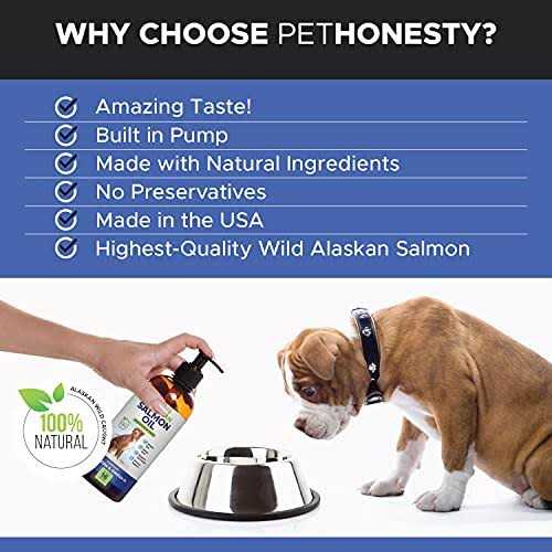 Pet Honesty Wild Alaskan Salmon Oil for Dogs & Cats