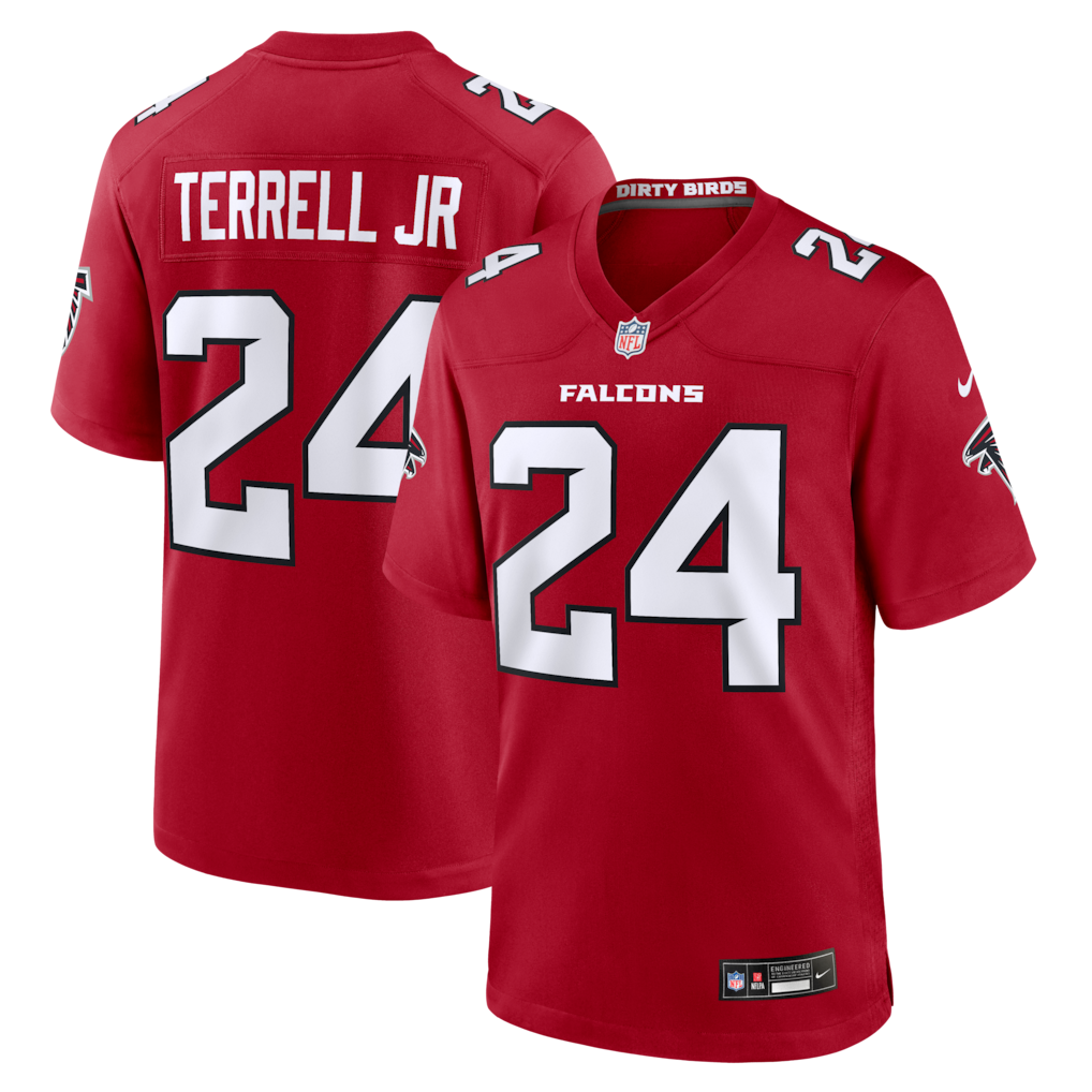 Men's Atlanta Falcons A.J. Terrell Nike Red Game Jersey