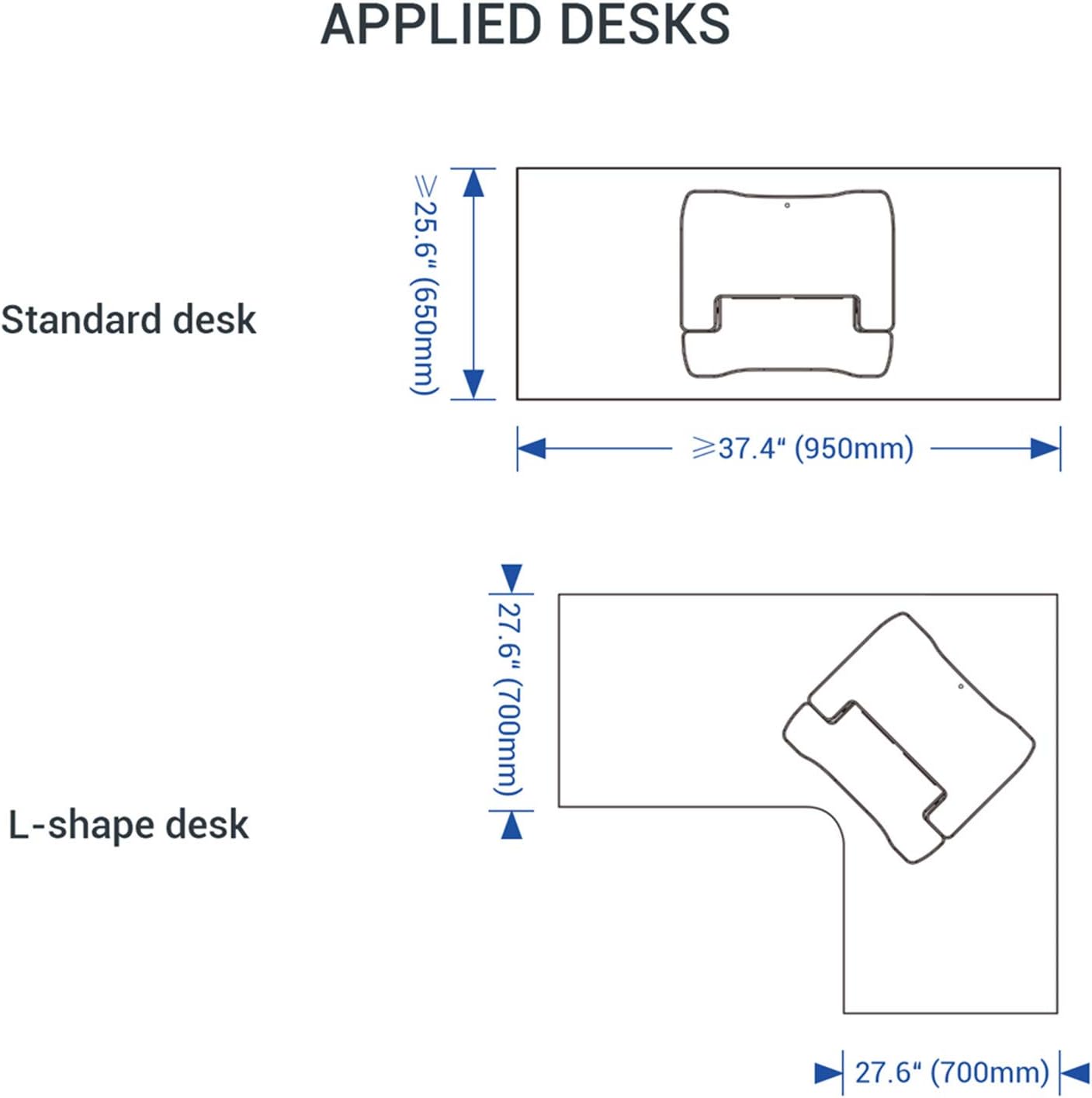 FlexiSpot Motorized Standing Desk Converter- 35