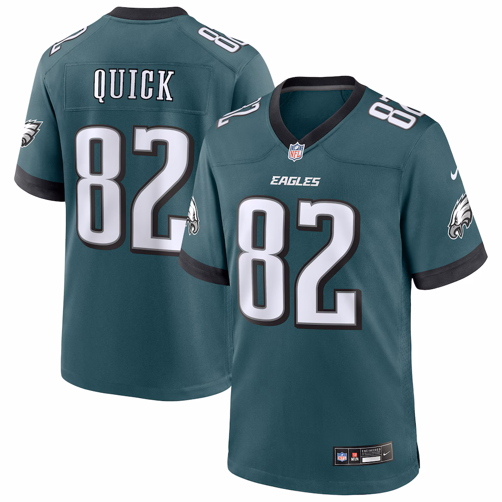 Men's Philadelphia Eagles Mike Quick Nike Midnight Green Team Retired Player Game Jersey