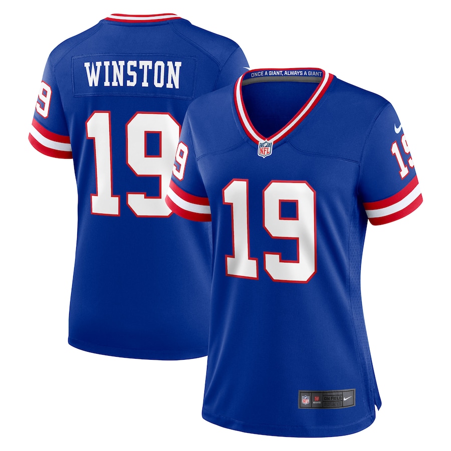 Women's New York Giants Jameis Winston Nike Royal Game Jersey